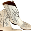 Botte Western Blanche Femme