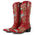 Bottes Country Femme Rouge