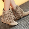 Bottes Cowboy Femme Beige