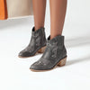 Bottes Style Cowboy Femme