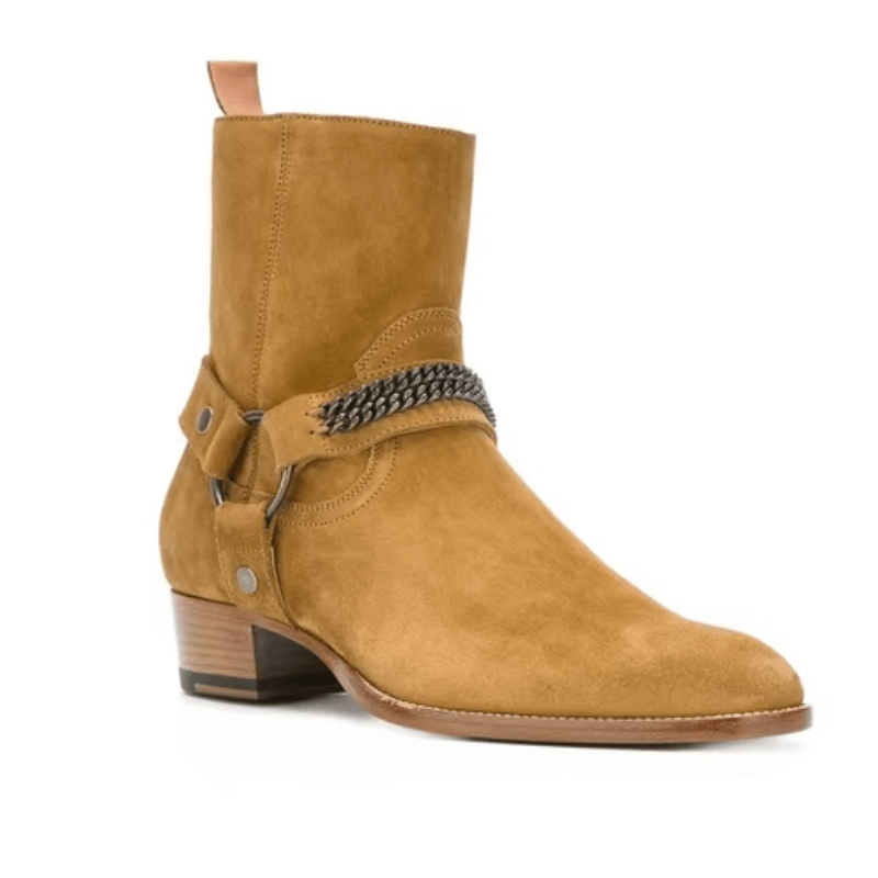 Bottes De Cowboy Cheville Nine West 'Kings Road' - Marron Daim Brut - Pointure 7 US