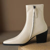 Bottines Blanches Western