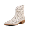 Bottines Cowboy Beige