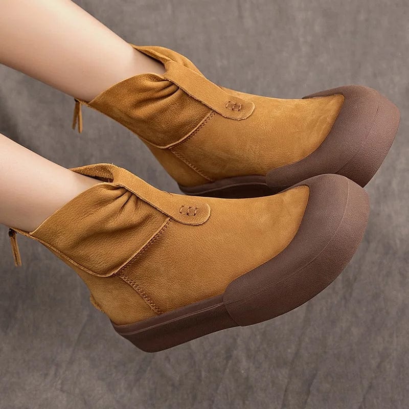Bottines Cowboy Camel
