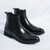 Bottines Noires Style Cowboy