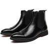 Bottines Noires Style Cowboy