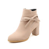 Bottines Santiag Femme Beiges