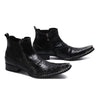 Bottines Western Croco