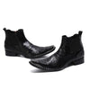 Bottines Western Croco