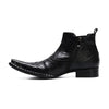 Bottines Western Croco