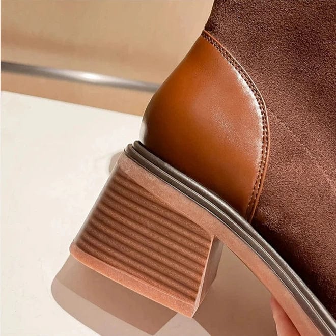 Bottines Western Daim