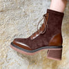 Bottines Western Daim