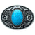 Boucle de Ceinture Western Turquoise