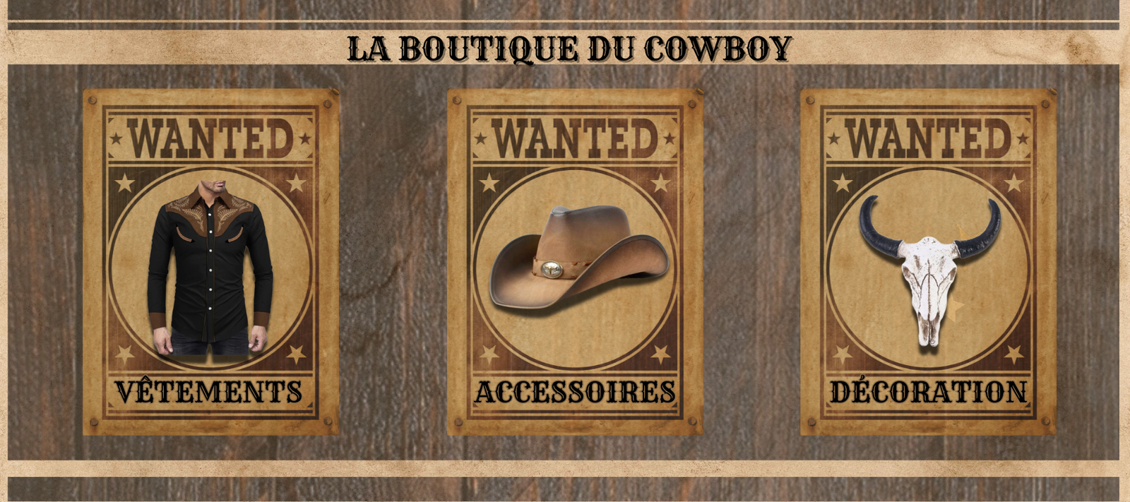 boutique de vêtement de cowboy