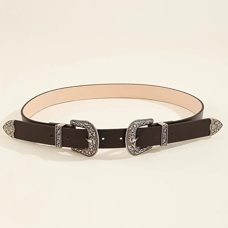 Ceinture Double Boucle Western