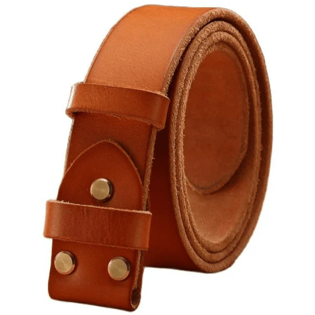 Ceinture en cuir sans Boucle