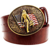 Ceinture Western Camel