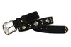 Ceinture Western Cuir Femme Fleurs