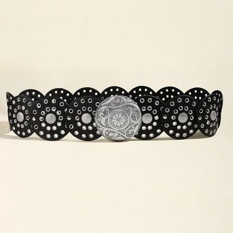 Ceinture Western Cuir Noir