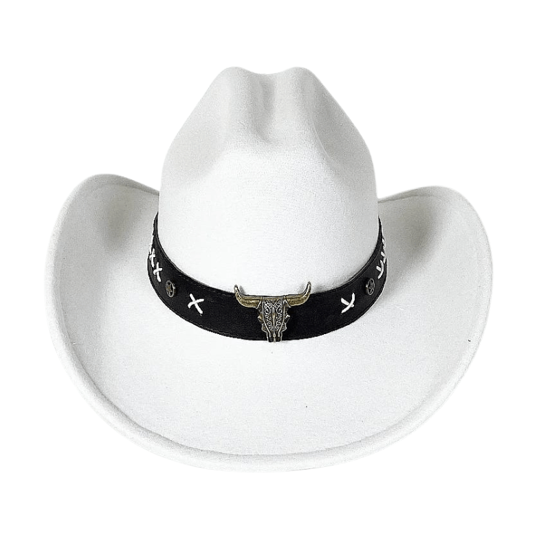 Chapeau Country Blanc