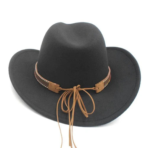 Chapeau Country Feuille Femme