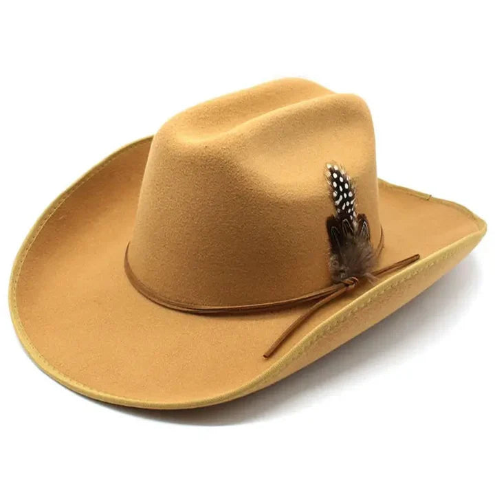 chapeau de cowboy femme camel