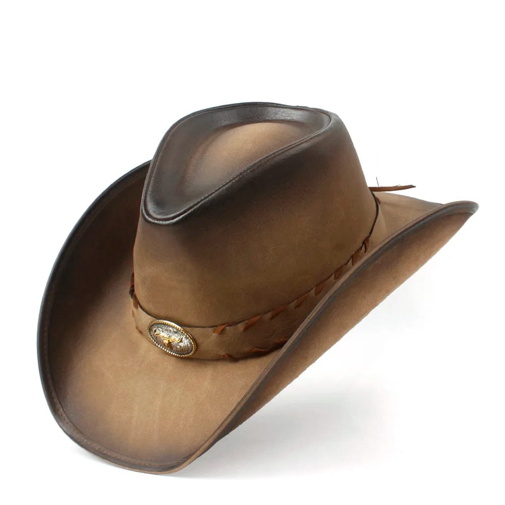 Chapeau de cowboy en peau de taureau - Canada Chapeau de cowboy en peau de taureau - Canada