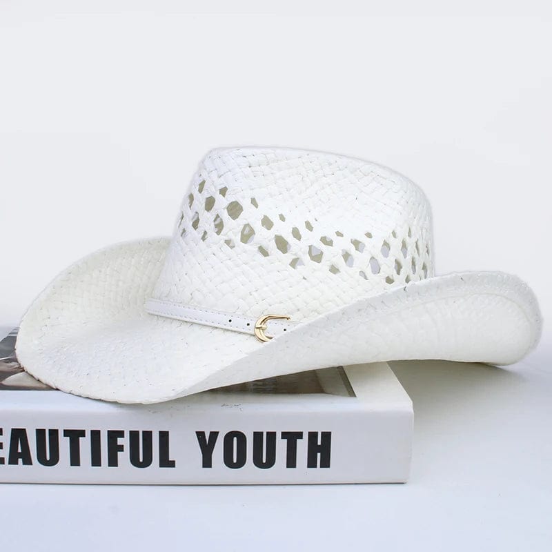 Chapeau Texan Blanc