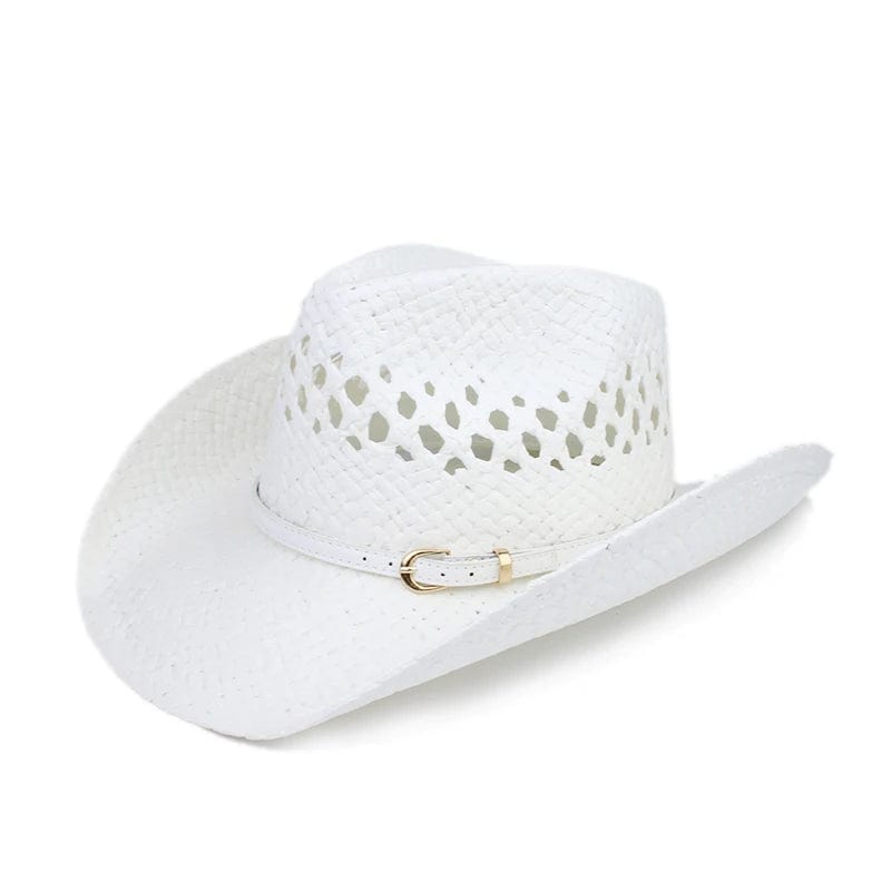 Chapeau Texan Blanc