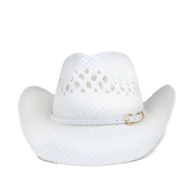 Chapeau Texan Blanc