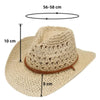 Chapeau Western Paille Femme