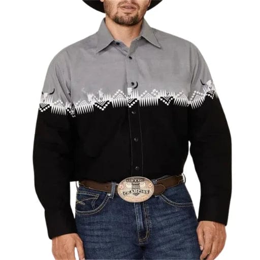 Chemise Western Homme Grande Taille