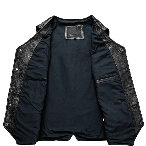 Gilet Cuir Homme Western