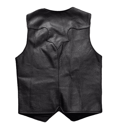 Gilet Cuir Homme Western