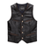 Gilet Cuir Homme Western