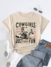 T Shirt Western Femme