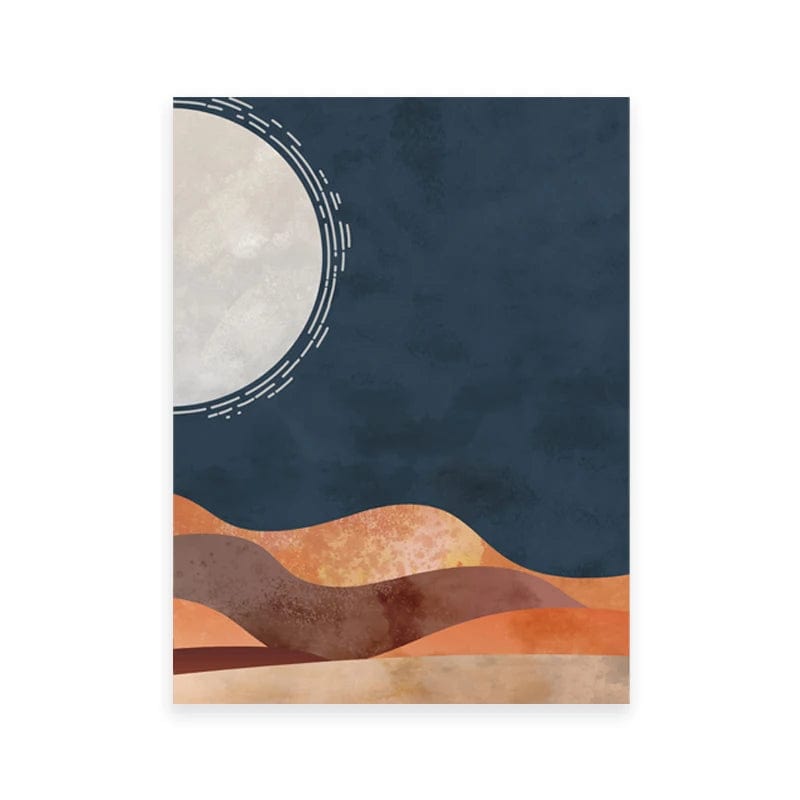 Tableau Désert Cowboy