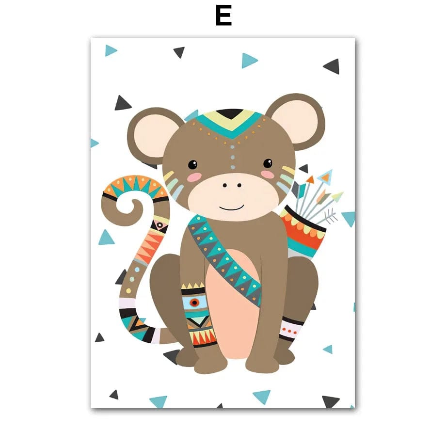 Tableau Enfant Indien