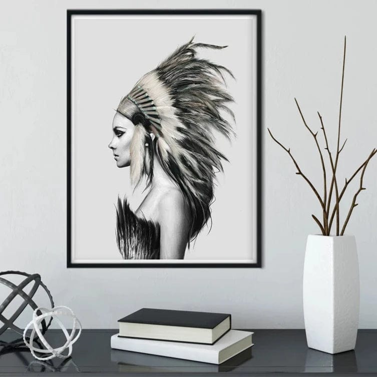 Tableau Femme Indienne